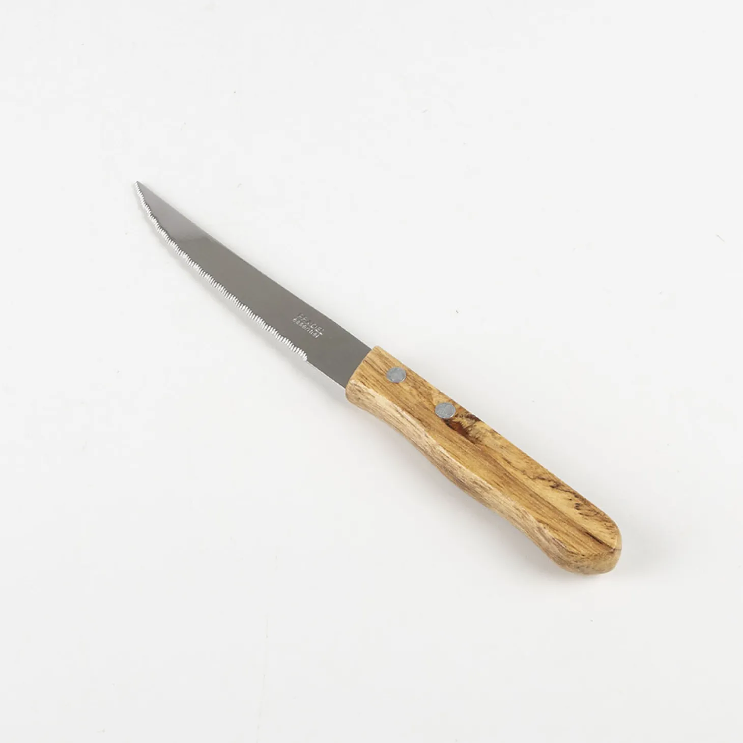 Cuchillo de carne con mango de madera Viande 20,5cm