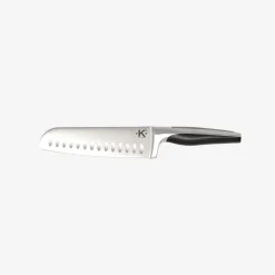 Cuchillo santoku de acero inoxidable 17,5cm Inoxia