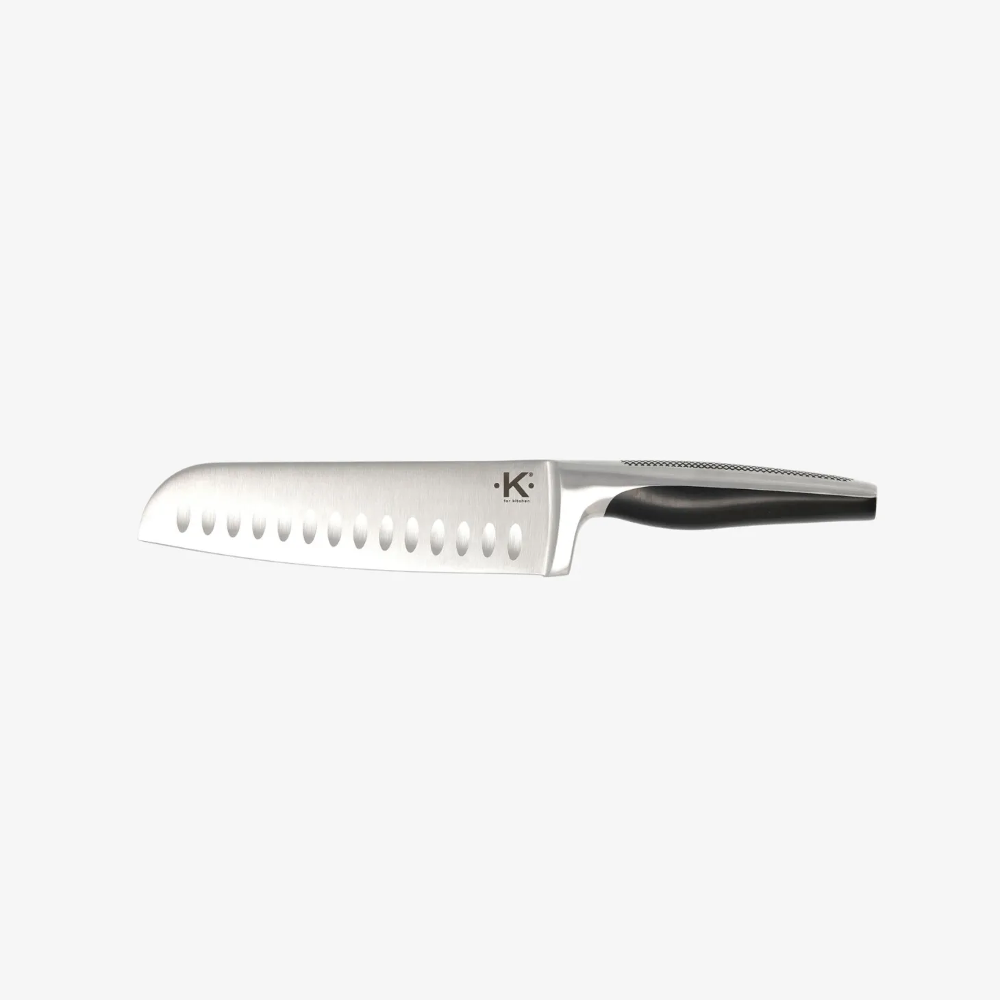 Cuchillo santoku de acero inoxidable 17,5cm Inoxia