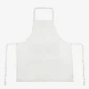 Delantal de cocina de algodón gris 80x70cm