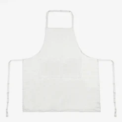 Delantal de cocina de algodón gris 80x70cm