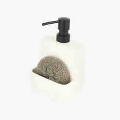 Dispensador de jabón de cocina blanco 18,4cm