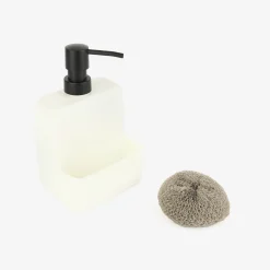 Dispensador de jabón de cocina blanco 18,4cm