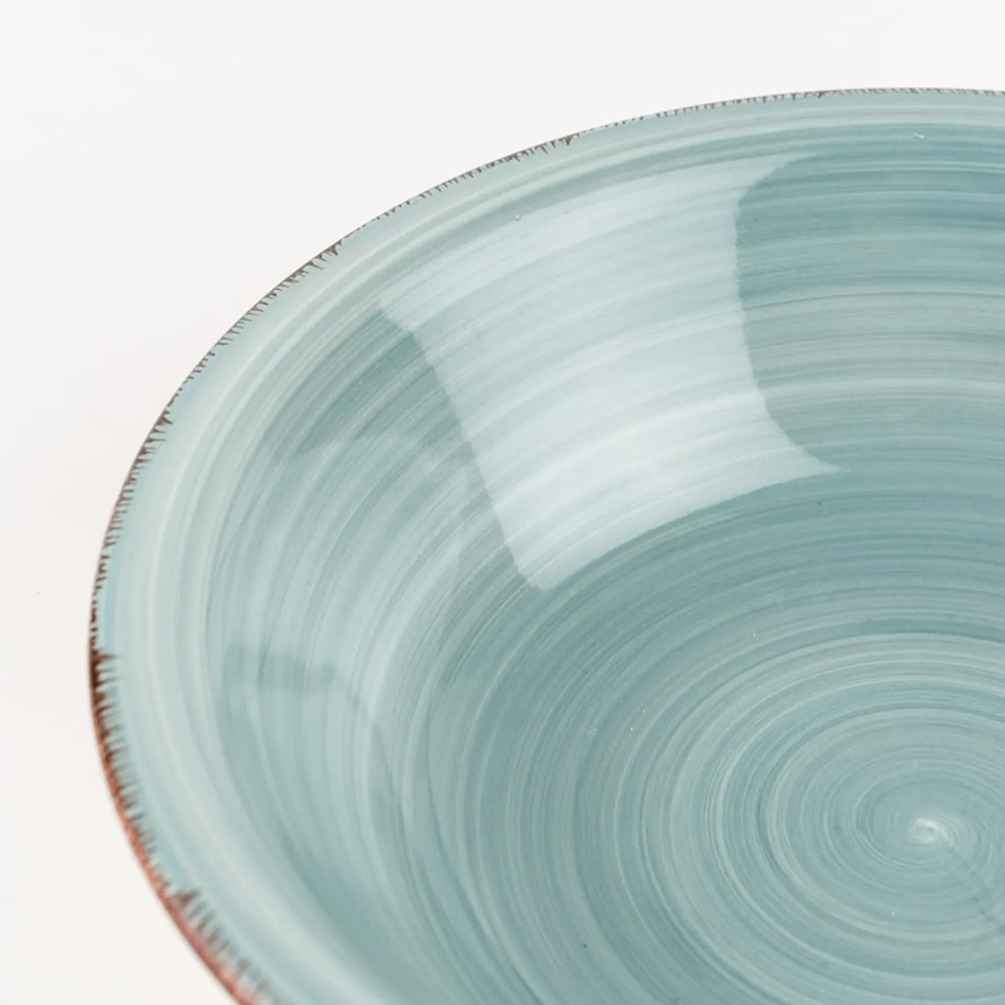 Ensaladera azul de gres Vita Ø23cm