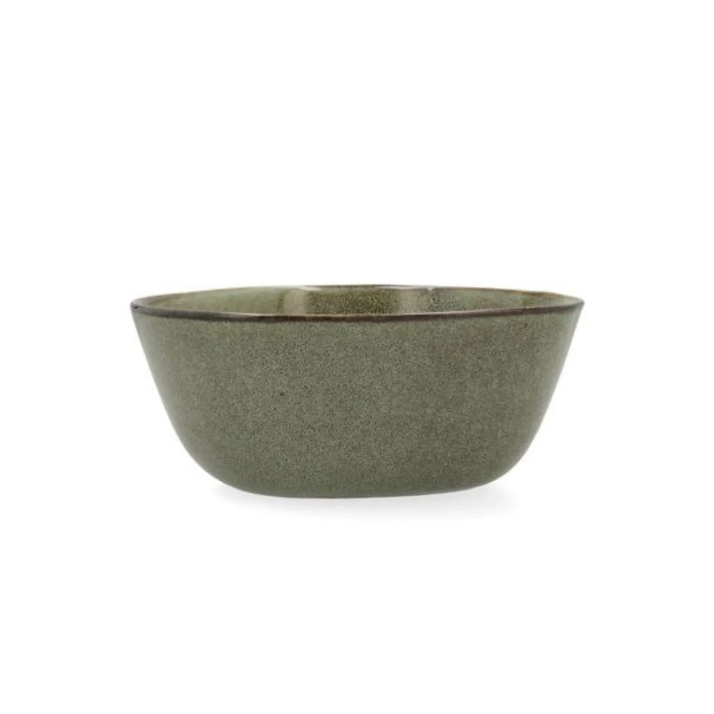 Ensaladera de gres verde Beget Ø20cm