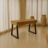Escritorio de madera de acacia Jaipur 120x60x80cm