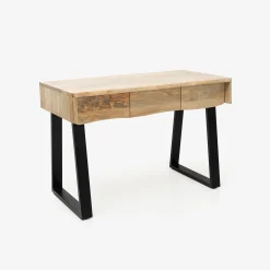 Escritorio de madera de acacia Jaipur 120x60x80cm