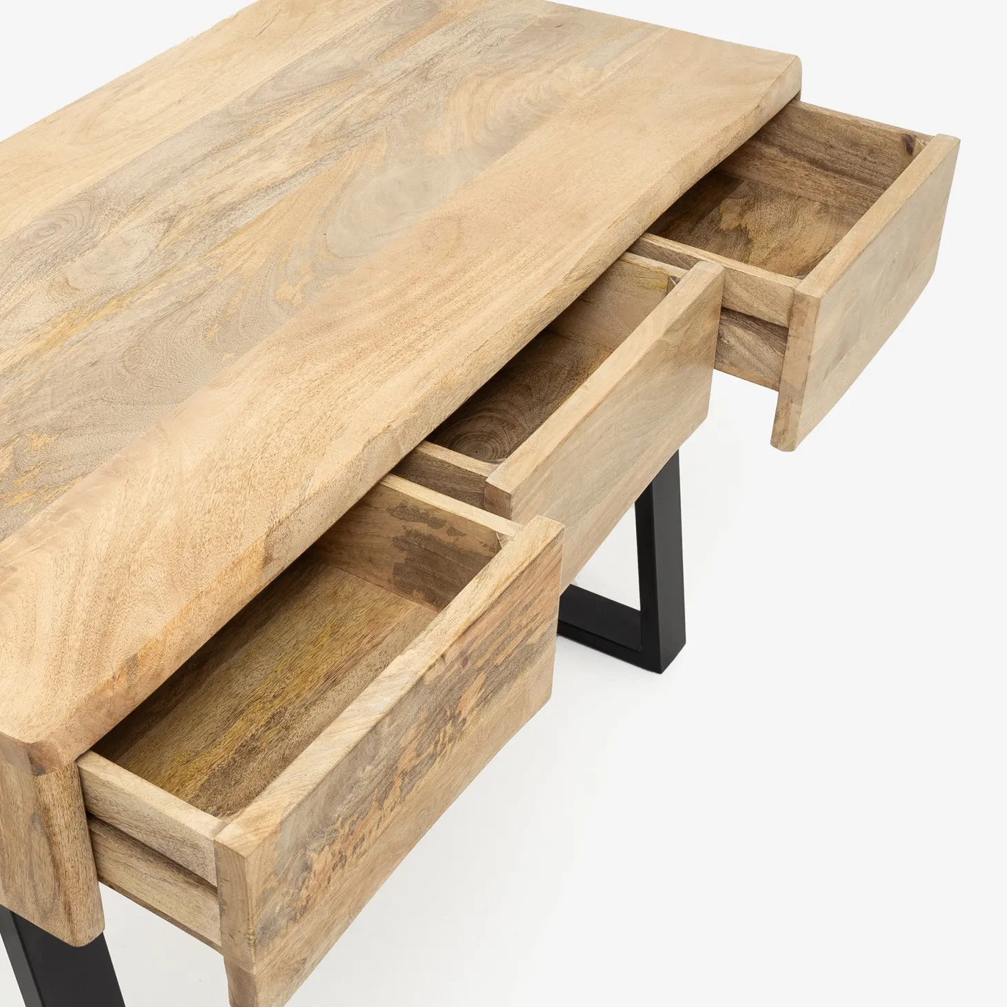 Escritorio de madera de acacia Jaipur 120x60x80cm