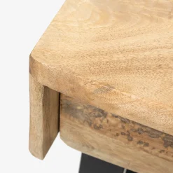 Escritorio de madera de acacia Jaipur 120x60x80cm