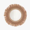 Espejo de pared redondo de yute Ø50cm Savanna