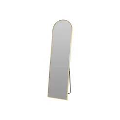 Espejo de pie de metal dorado 40x150cm