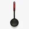 Espumadera de nylon rojo Brasa 34cm
