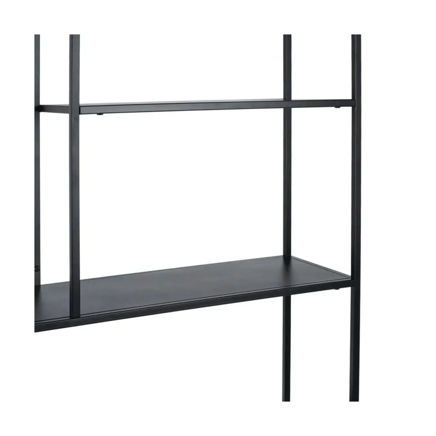 Estantería de acero negro Calista 90x30x188cm
