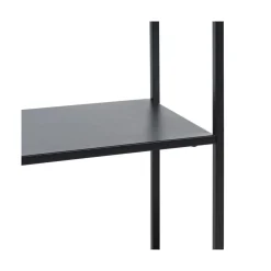 Estantería de acero negro Calista 90x30x188cm