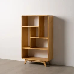 Estantería de madera de mindi 90x40x150cm