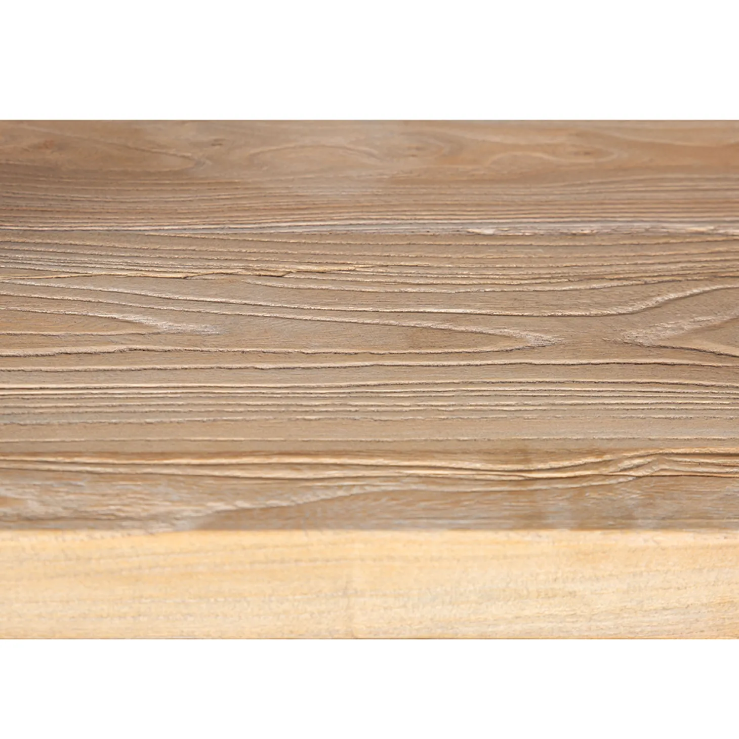 Estantería de madera de olmo reciclada con 4 estantes 150x35x180cm
