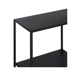 Estantería de metal negro Calista 65x25x110cm