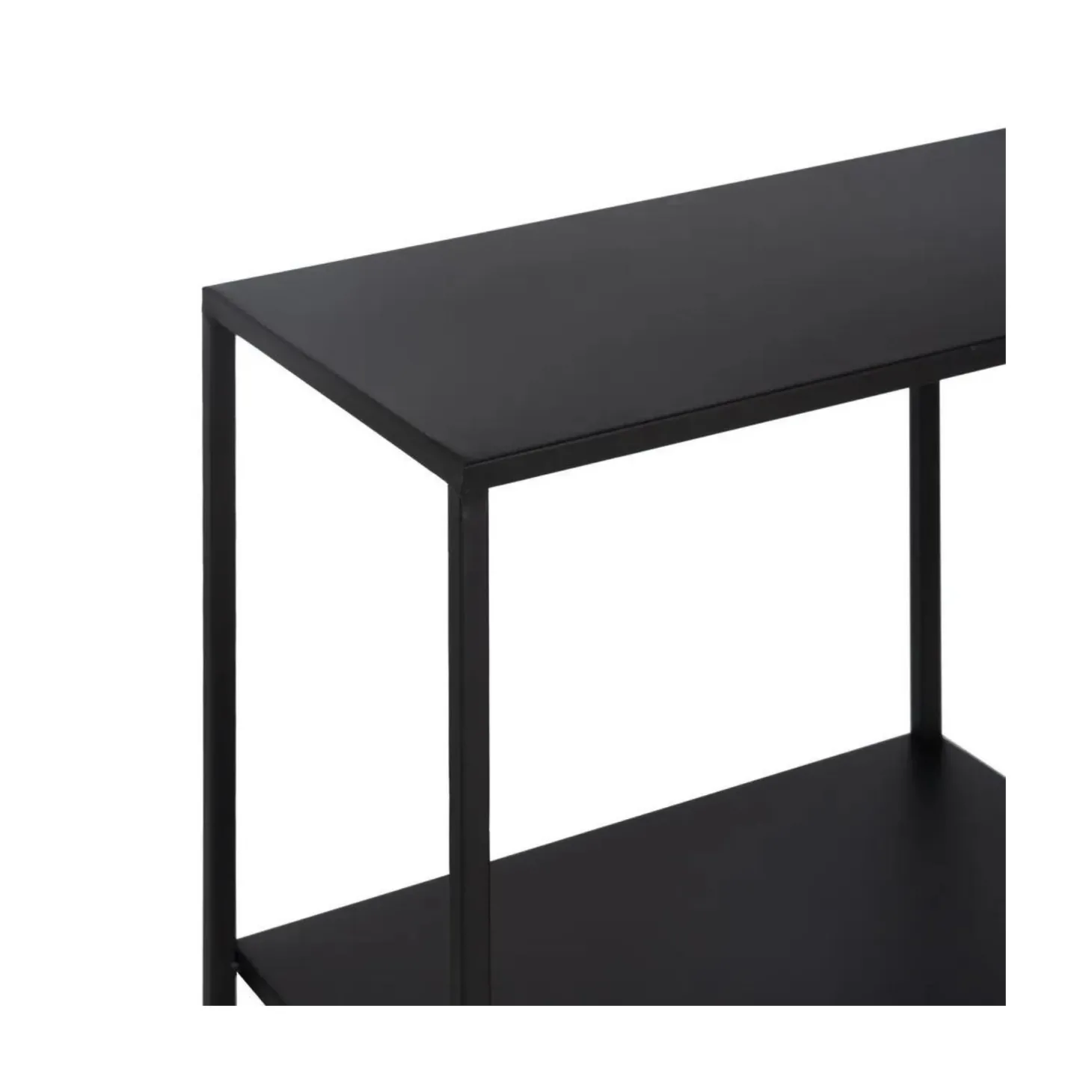 Estantería de metal negro Calista 65x25x110cm