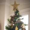 Estrella para árbol dorada 19cm