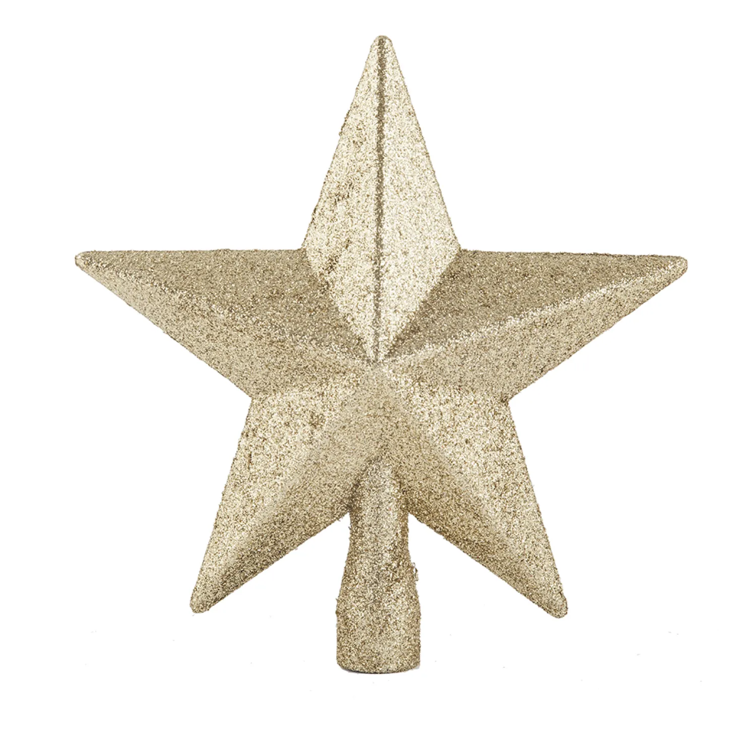 Estrella para árbol dorada 19cm