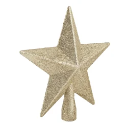 Estrella para árbol dorada 19cm