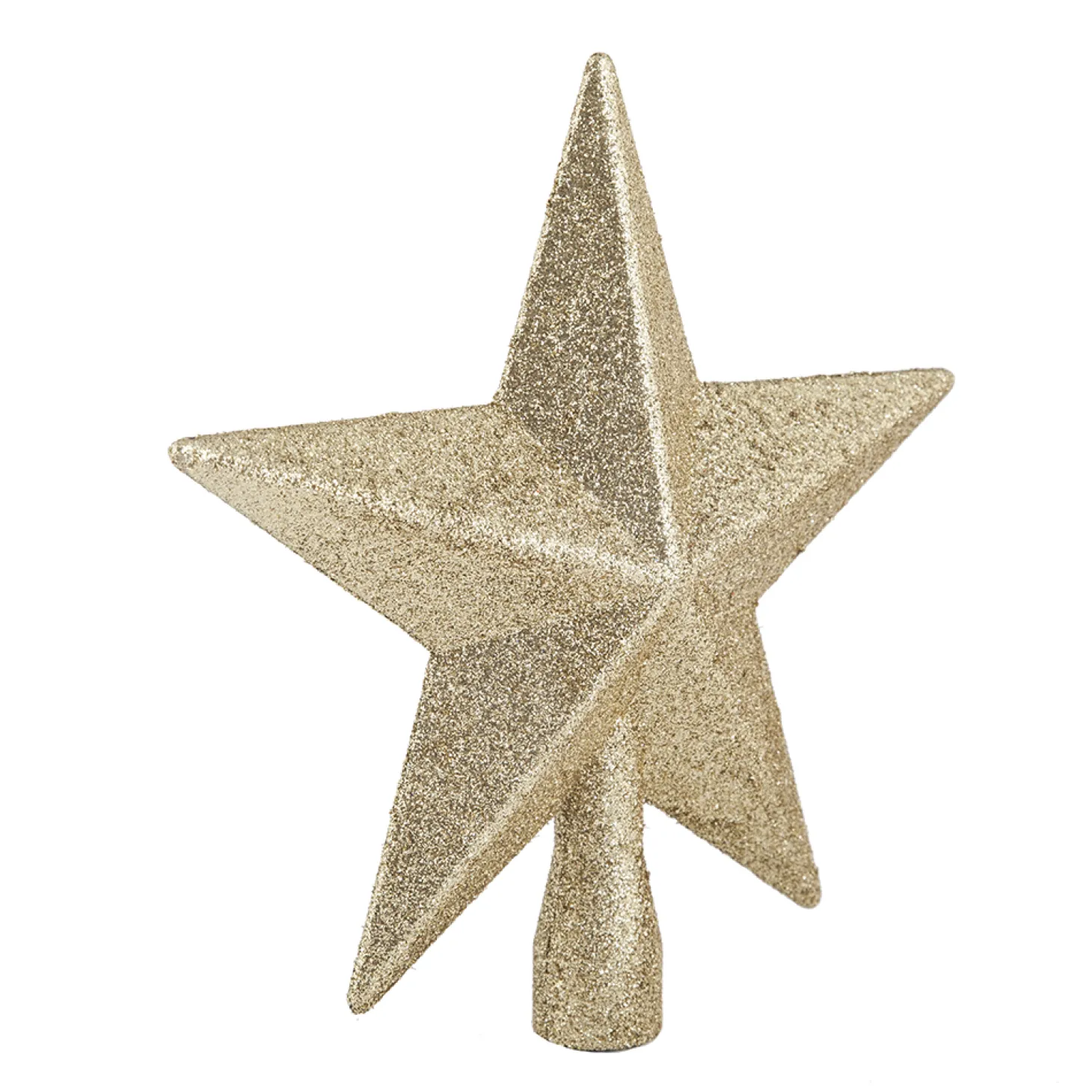 Estrella para árbol dorada 19cm