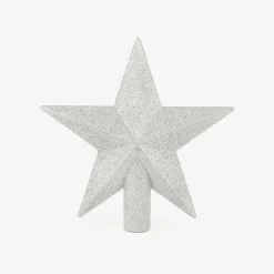 Estrella para árbol plateada 22cm