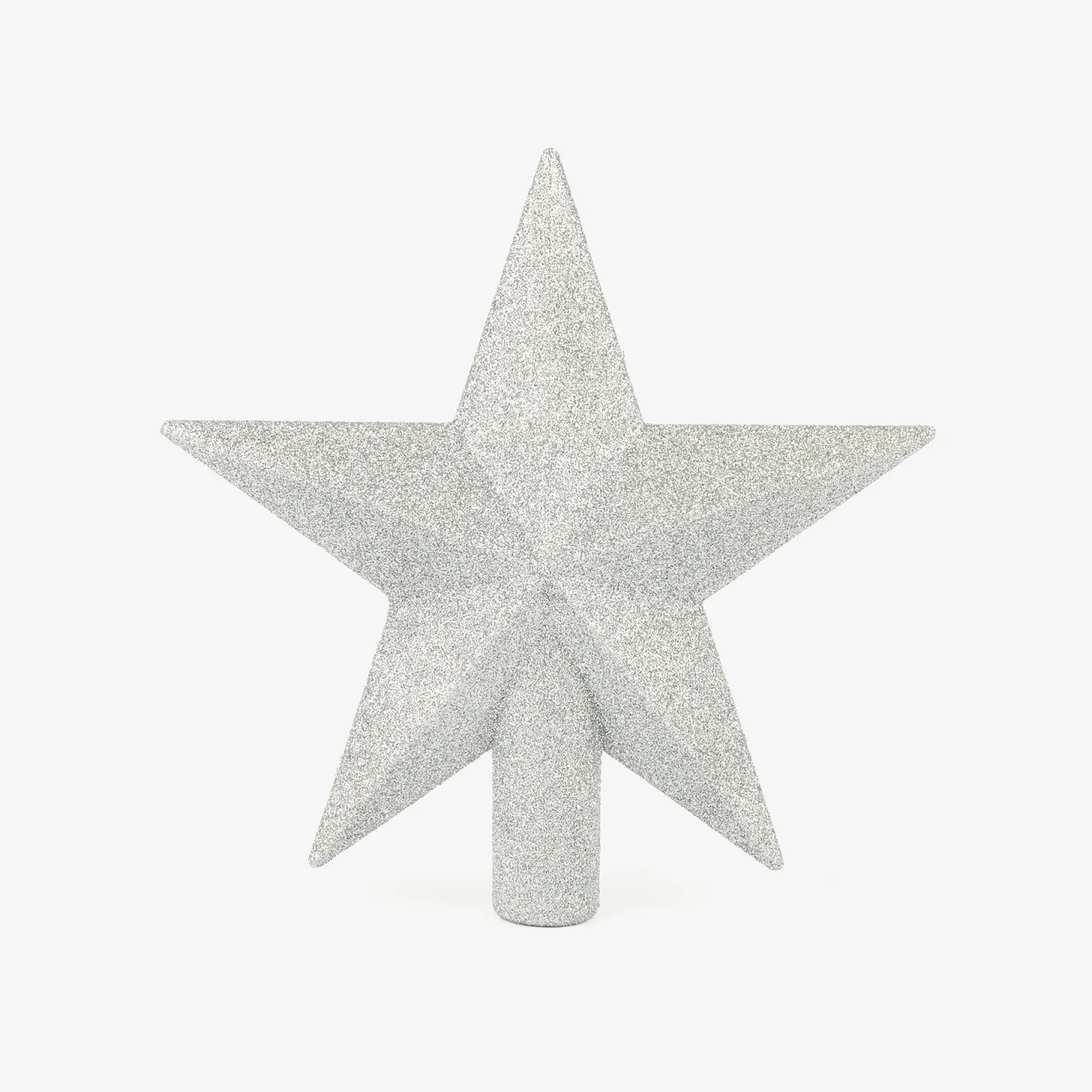 Estrella para árbol plateada 22cm