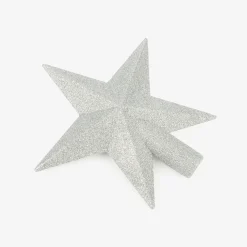 Estrella para árbol plateada 22cm