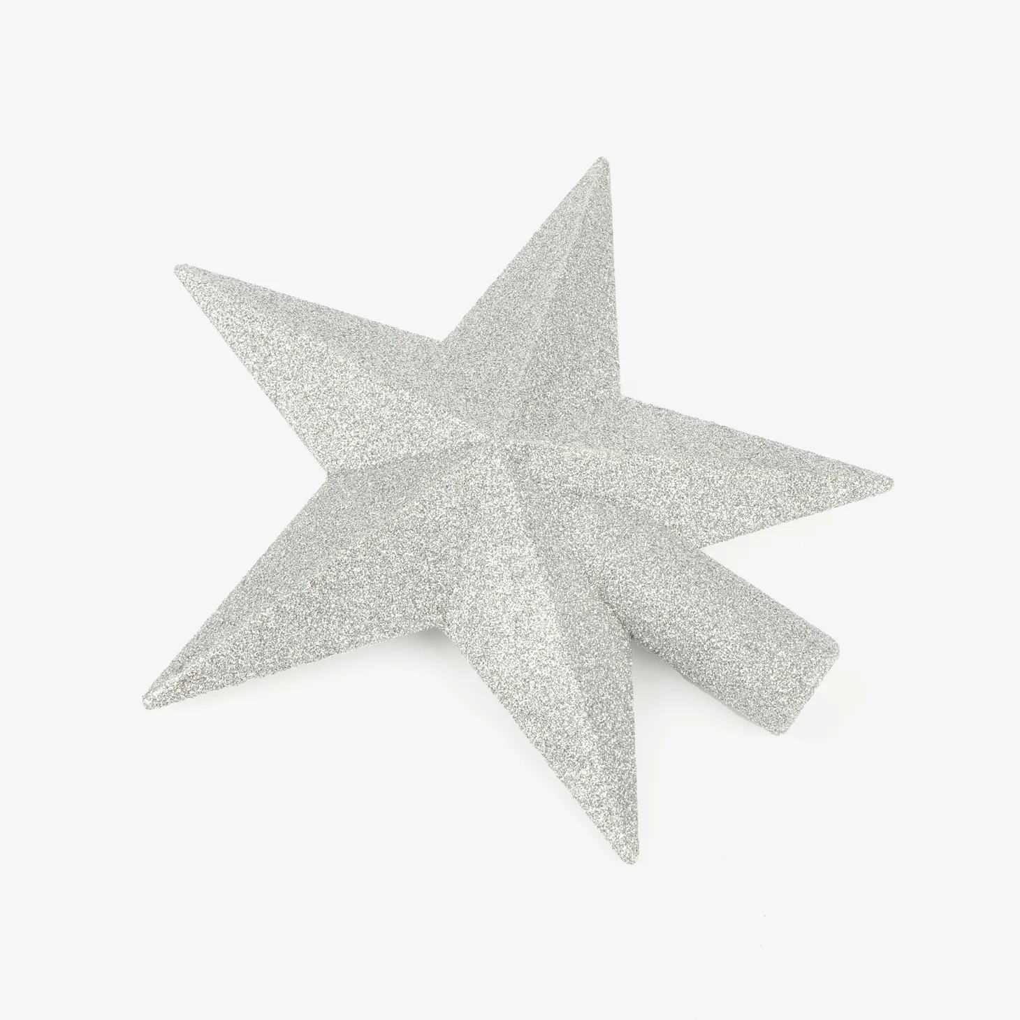 Estrella para árbol plateada 22cm