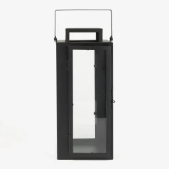 Farol de metal negro Calin 35cm