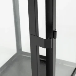 Farol de metal negro Fenjer Ø15x39cm