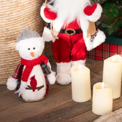 Figura decorativa Muñeco de nieve 24cm