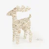 Figura decorativa Reno de luz LED gris 50cm