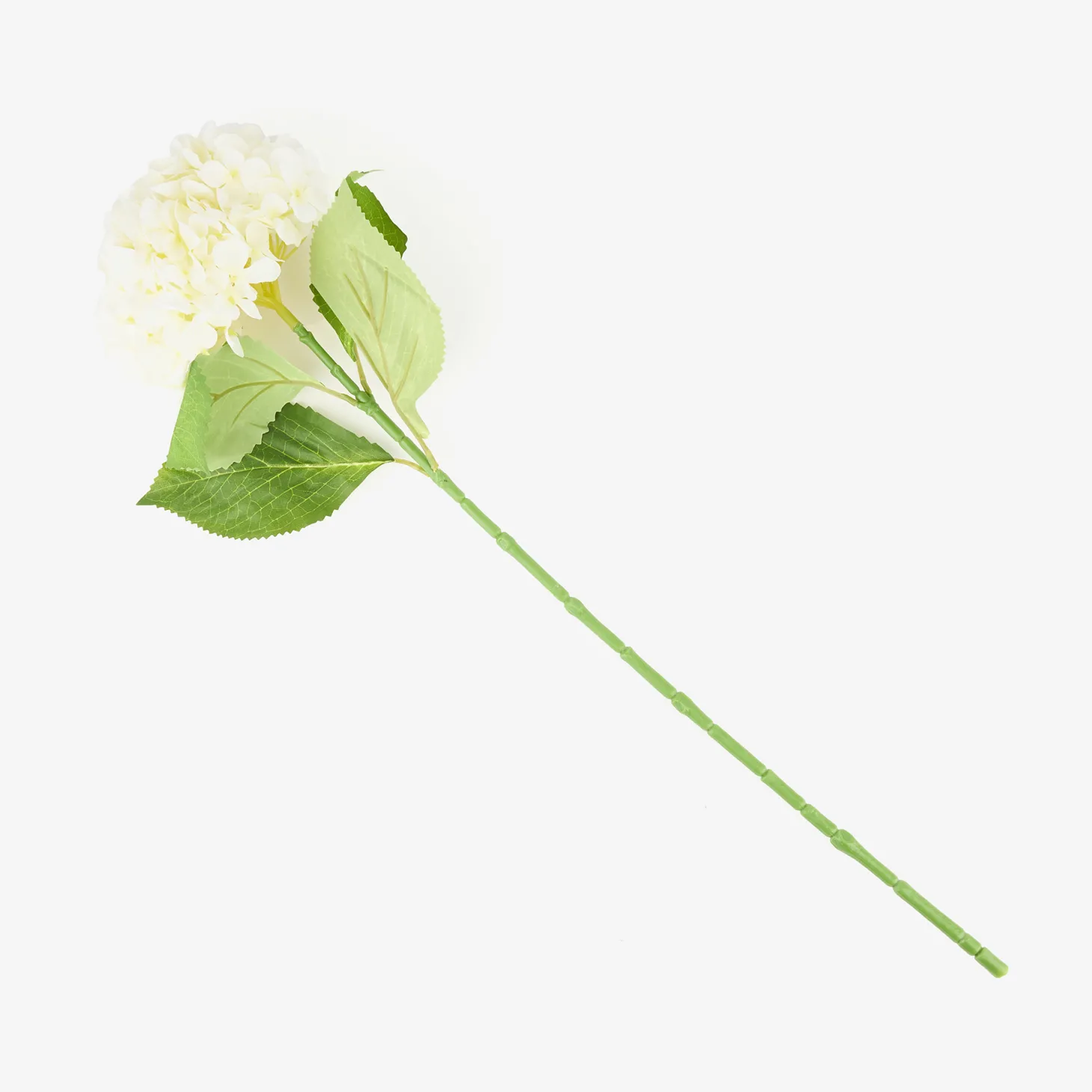 Flor artificial hortensia blanca 66cm