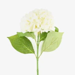 Flor artificial hortensia blanca 66cm