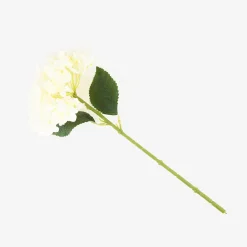 Flor artificial hortensia blanca 40cm