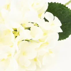 Flor artificial hortensia blanca 40cm