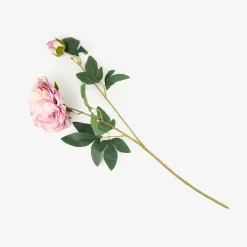 Flor artificial peonia lila 70cm