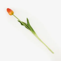 Flor artificial tulipán naranja 48cm