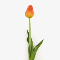 Flor artificial tulipán naranja 48cm