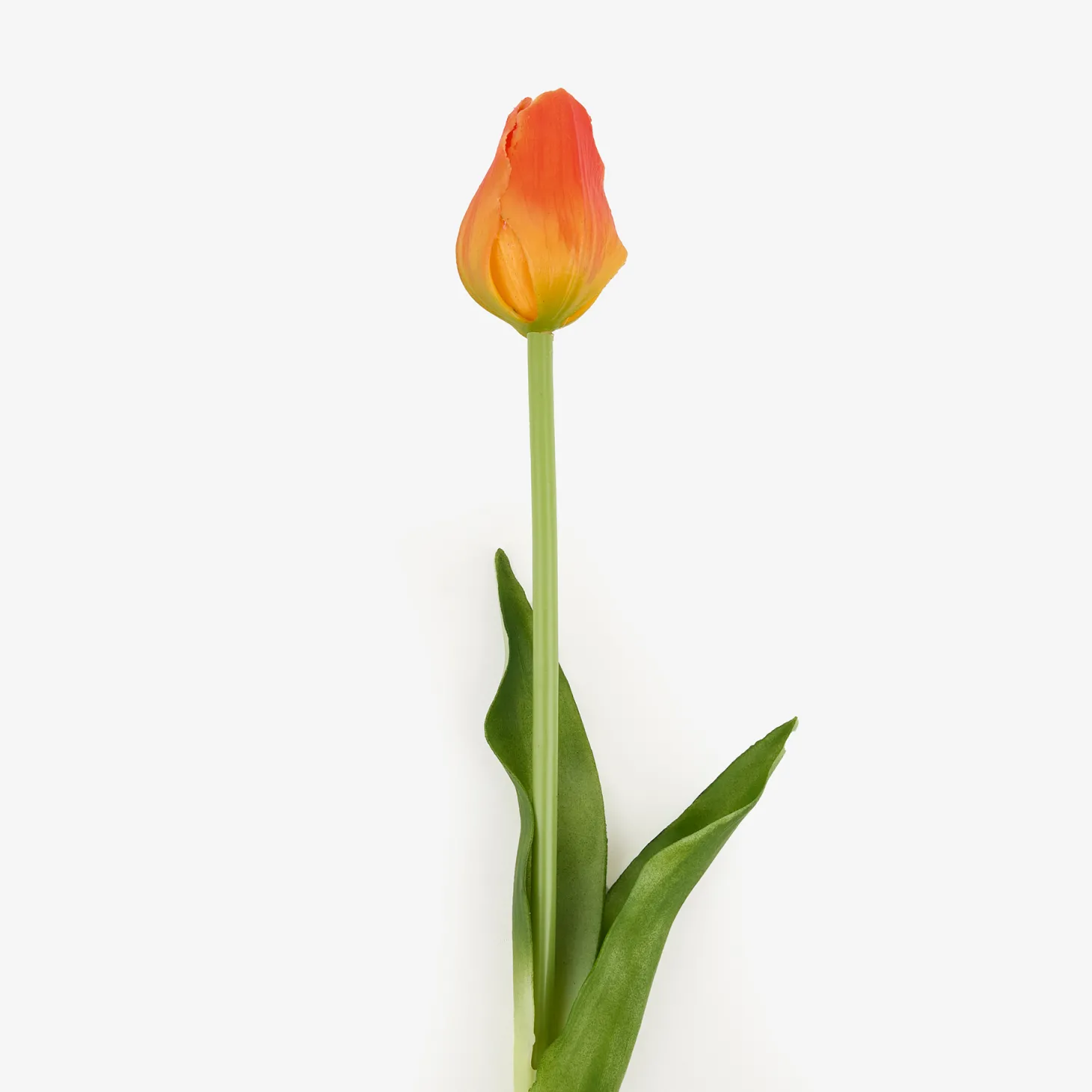 Flor artificial tulipán naranja 48cm