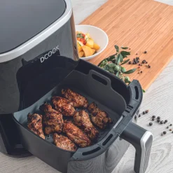 Freidora de aire negra DCook 4,6L 1450W