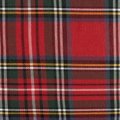 Funda cojín roja tartán 45x45cm