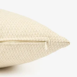 Funda de cojín beige Bucle 45x45cm