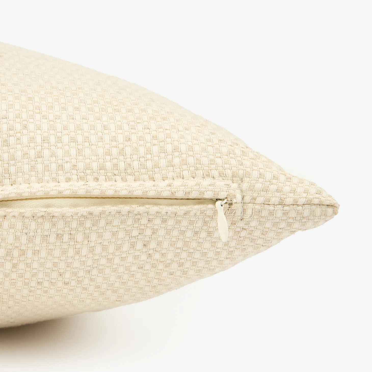 Funda de cojín beige Bucle 45x45cm