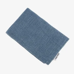 Funda de cojín de algodón azul Frida 30x45cm