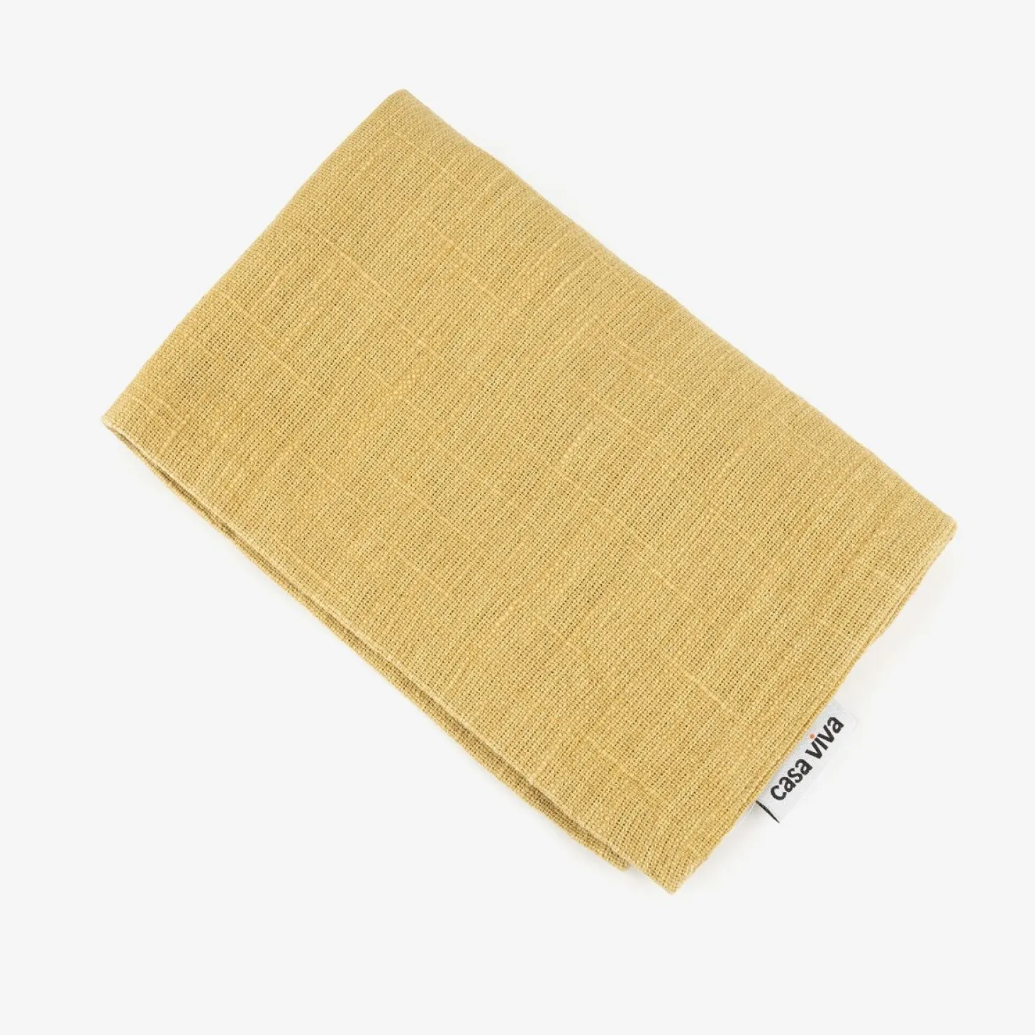 Funda de cojín de algodón amarilla Frida 40x35cm
