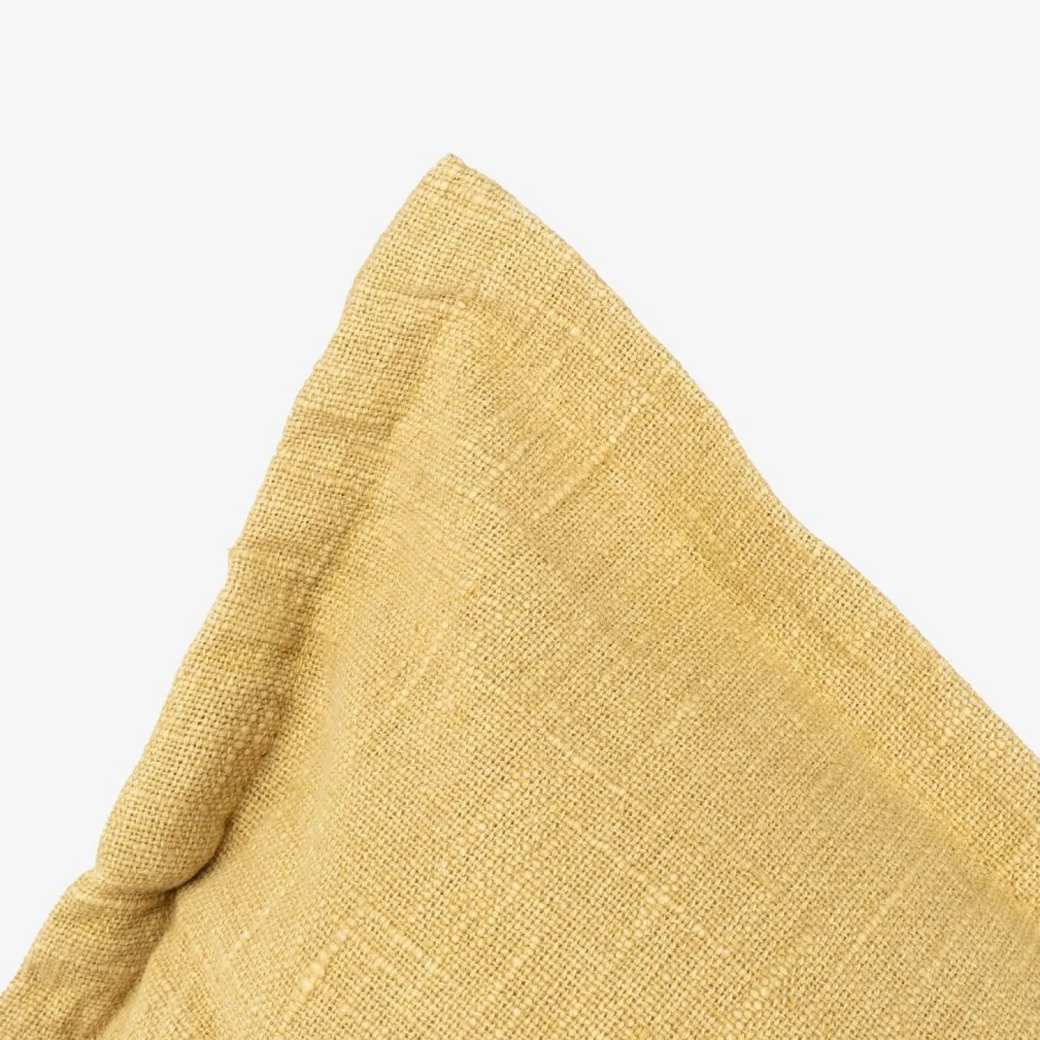 Funda de cojín de algodón amarilla Frida 45x45cm