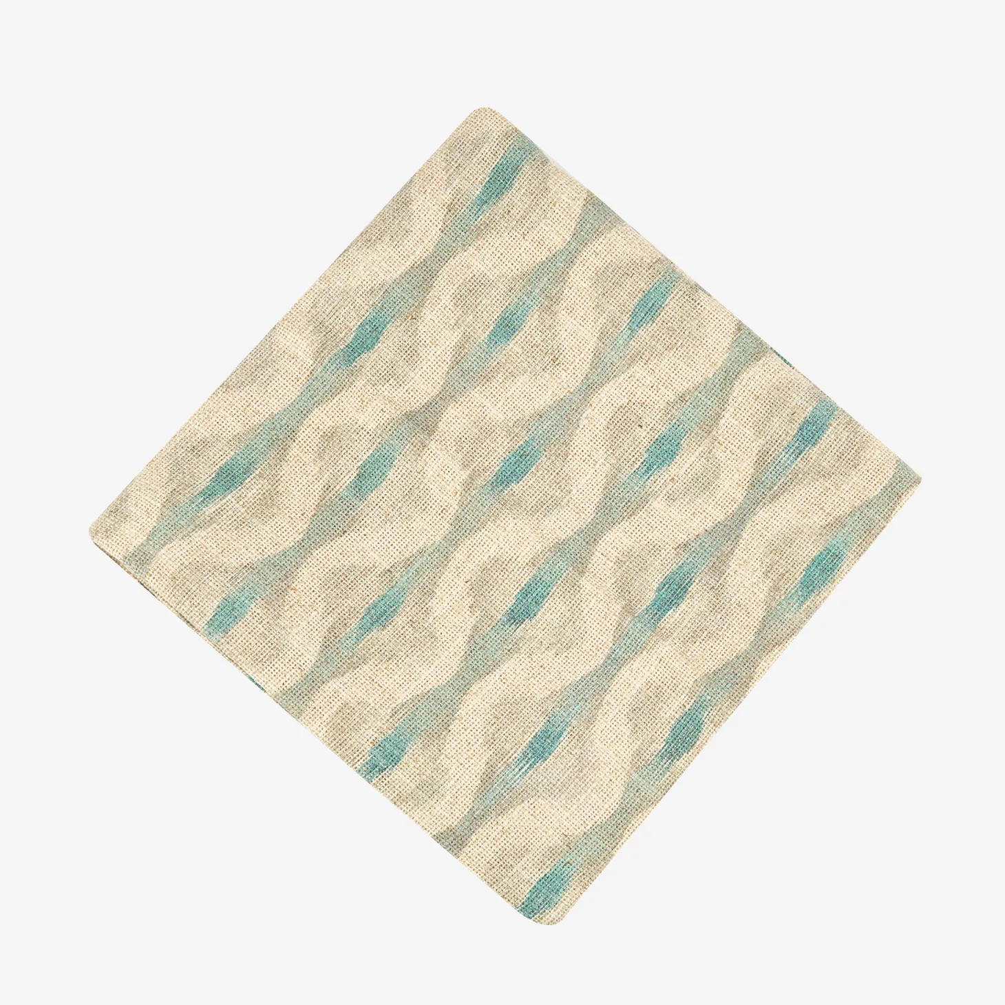 Funda de cojín de algodón beige Tribal 45x45cm